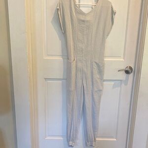 Zara Kids Cream Romper with Pockets